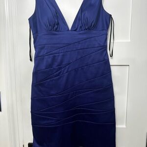 NW Collection Blue  Cocktail Party Sleeveless Dress